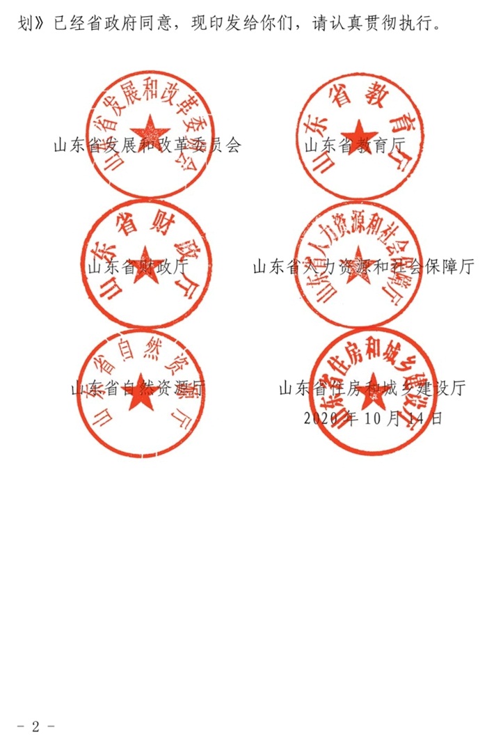 魯發(fā)改社會〔2020〕1229號關(guān)于印發(fā)《山東省“十四五”基層基本公共教育服務能力提升行動計劃》的通知(圖2)